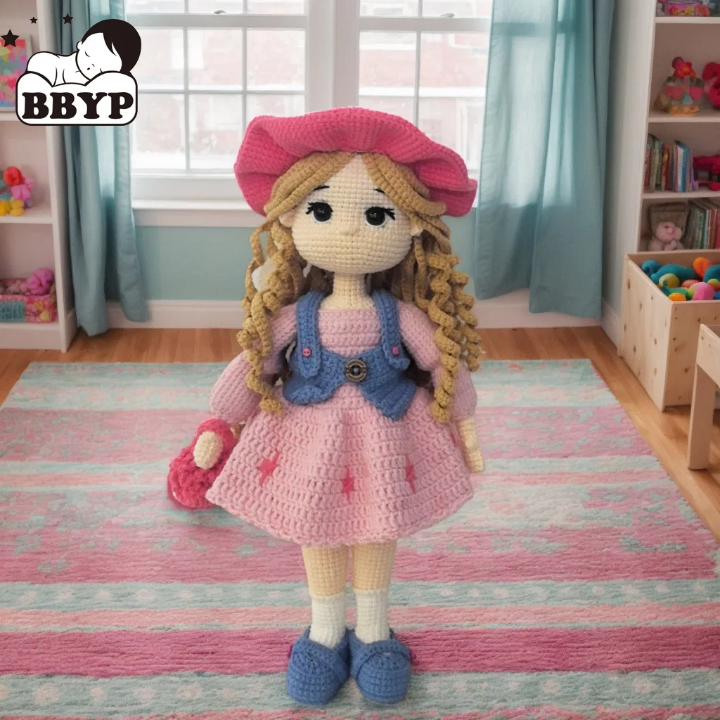 

Handmade Knitting Doll Crochet Haru dolls Crochet Dolls For Home Accessories Craft Toy Ornaments Birthday Gift