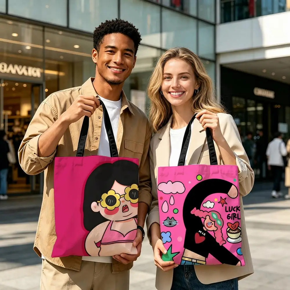 

Art i-illustration Storage Bags Canvas bags ideal for school, shopping, travel, office and daily eco-friendly