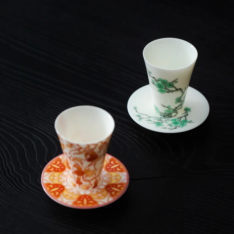Creative Gourd Aroma Cup Ceramic Tea Set Chinese Kungfu Tea Ware Home Use Smelling Cup