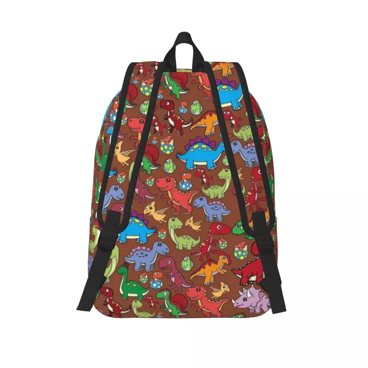 Fantasy Fun Rex Dinosaur Pattern Backpack para crianças, mochila escolar para meninos e meninas, mochila pré-escolar, bolsa primária para caminhadas