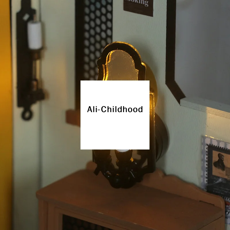 

1:12 Кукольный домик Миниатюрные зеркала Настенный светильник Светодиодный светильник Мини-настенный светильник Кукла Гостиная Спальня Декор Игрушка Микро Сцена Орнамент