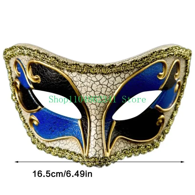 5asd Masquerade Mask for Women Men Cosplay, Half Face Mask Halloween Dress up Eyemask Masquerade Costume Accsessories
