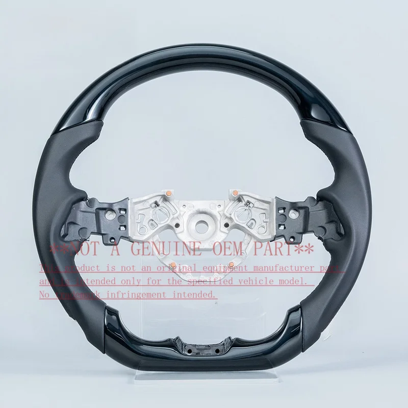 For Nissan Steering Wheel Horn Cover 23 Z 400Z NISMO Piano Black D Shape Sport Horn Shell Decorative Cover
