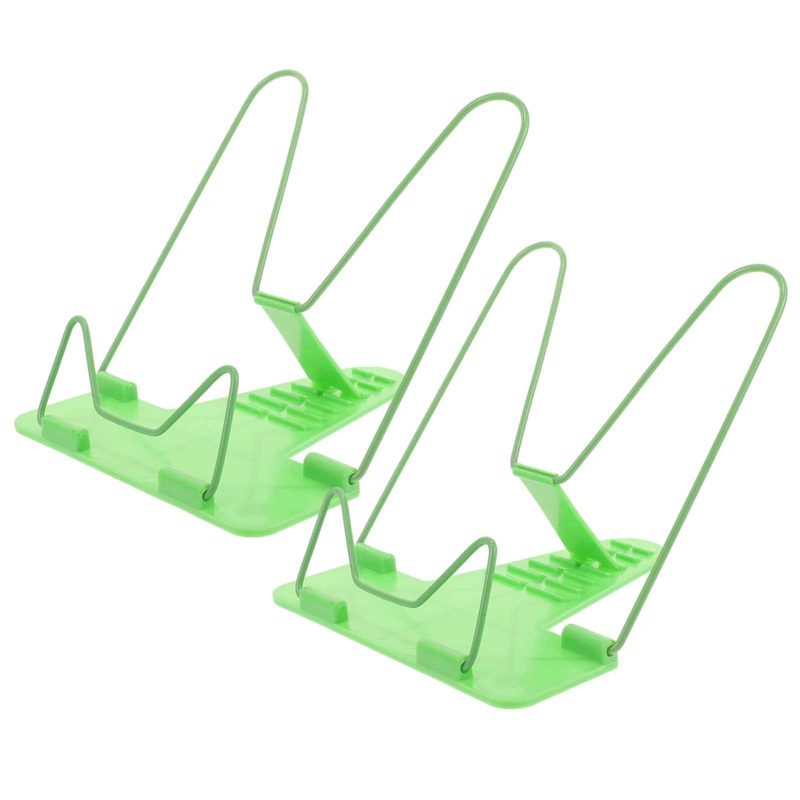 Estante de soporte para libros de lectura, estante portátil ligero con ángulo ajustable para el hogar, oficina, estudio, lectura multiusos, 2 uds.