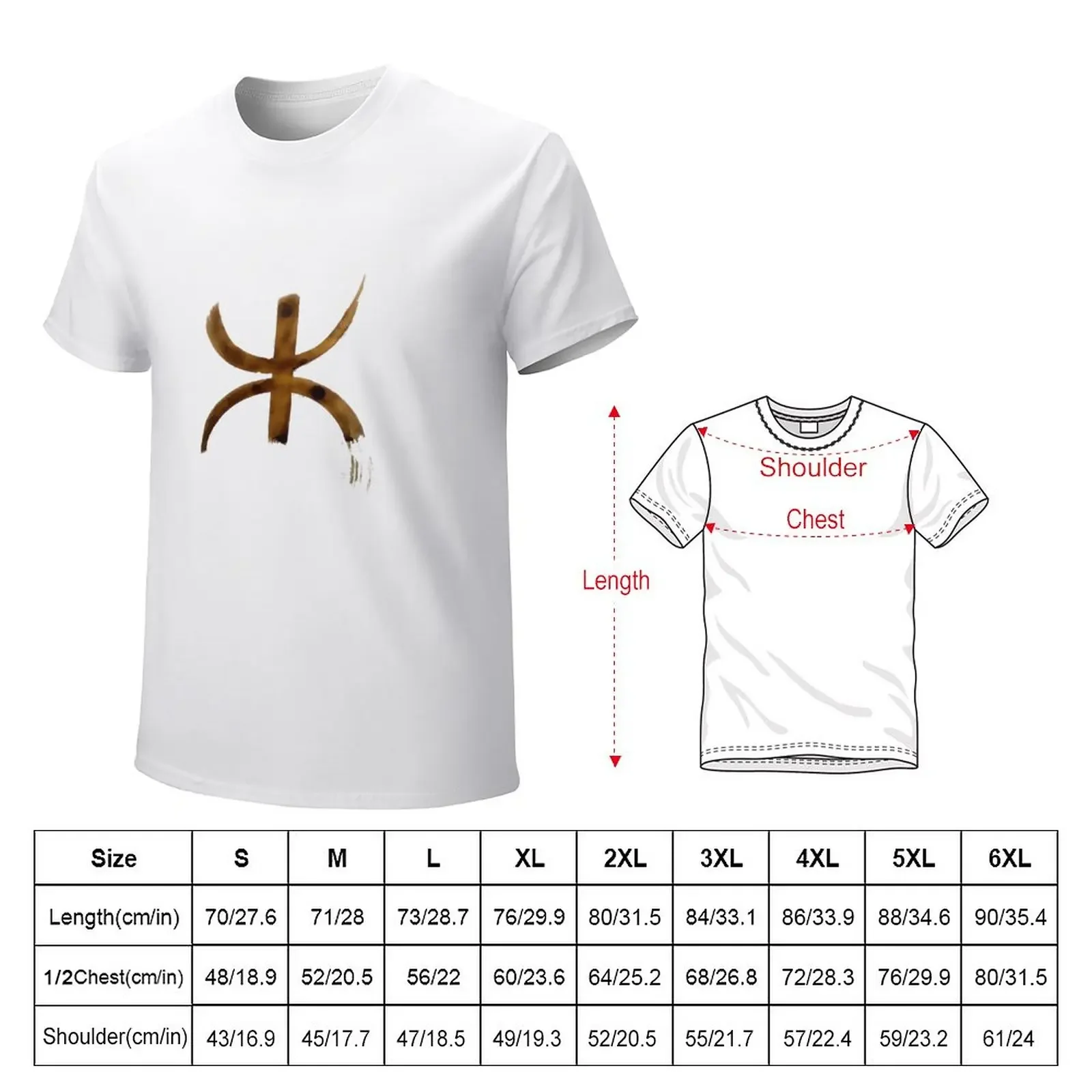 amazigh T-Shirt cute clothes customs design your own oversized mens graphic t-shirts anime funnys new edition t shirts men