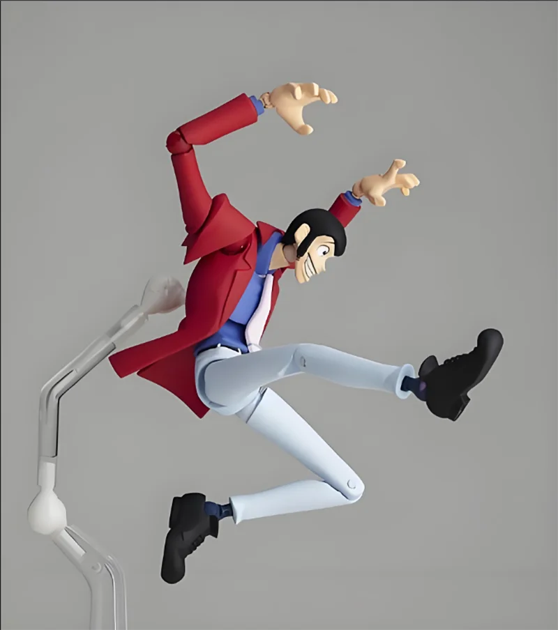 Figura Coleccionable Original KAIYODO 097 098 LR-026 Lupin III, Rupan Sansei Jigen Daisuke, Juguete de Regalo