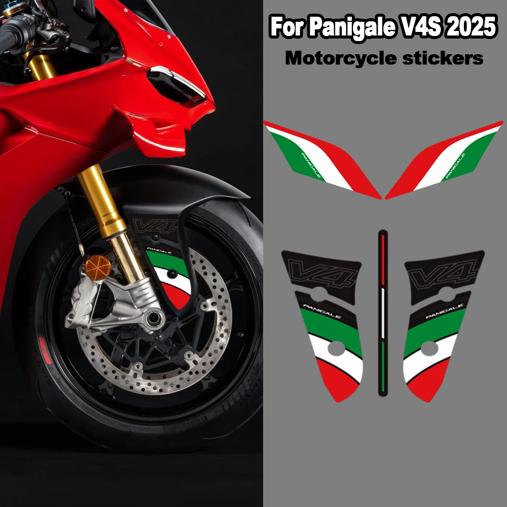 

Motorcycle Tank pad Grips protector stickers windscreen windshield Fender Fairing kit For Ducati Panigale V4 S V4S 2025