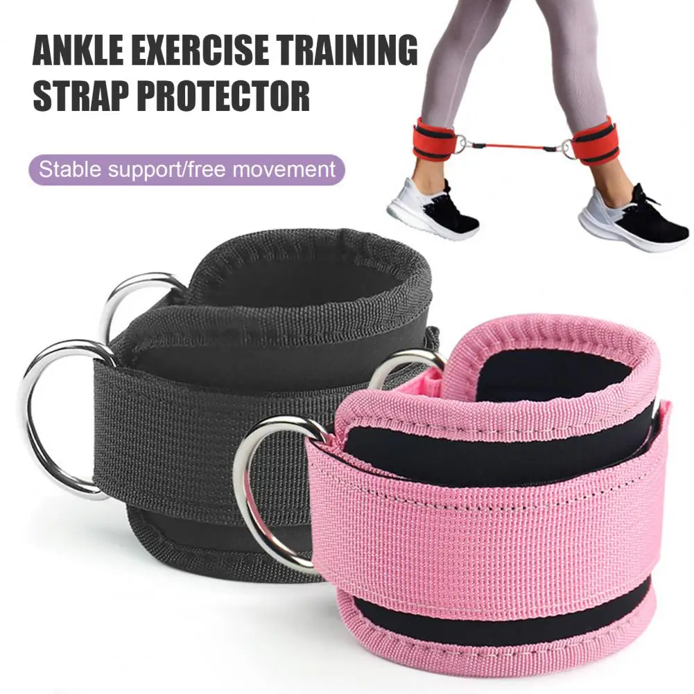 Ankle Strap For Cable Machine Adjustable Ankle Resistance Bands With Cuff For Gym Workout Leg Extension Lower Body Exercise