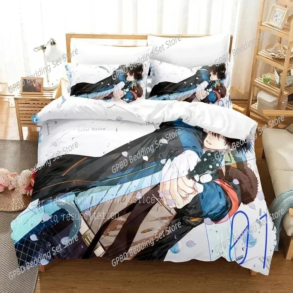 

3D Print Anime Game Collar X Malice Bedding Set Single Twin Double Queen King Cal King Size Bed Linen Set