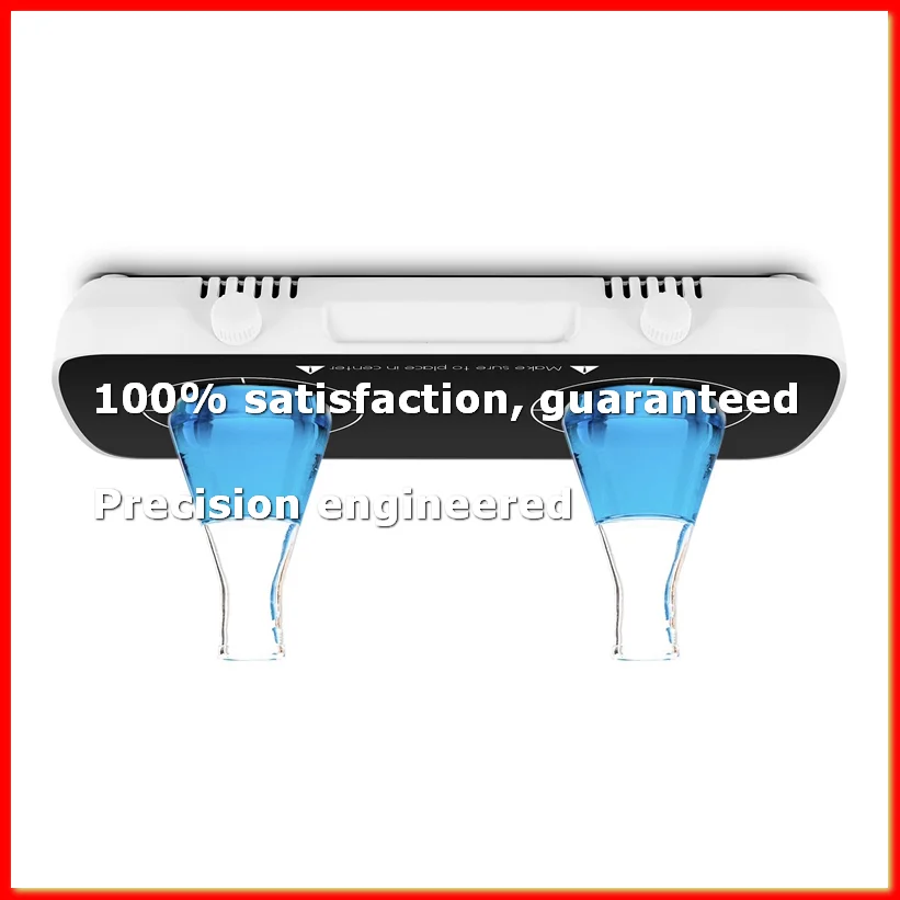 Mini Magnetic Stirrer with Stir Bar,2 Working Panel Lab Mixer,1L+1L Capacity,0-4000RPM Adjusat Speed-A13G
