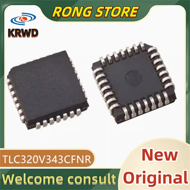 

4 шт. новые и оригинальные TLC320V343CFNR TLC320V343CFN TLC320V343CF TLC320V343C TLC320V343 PLCC28