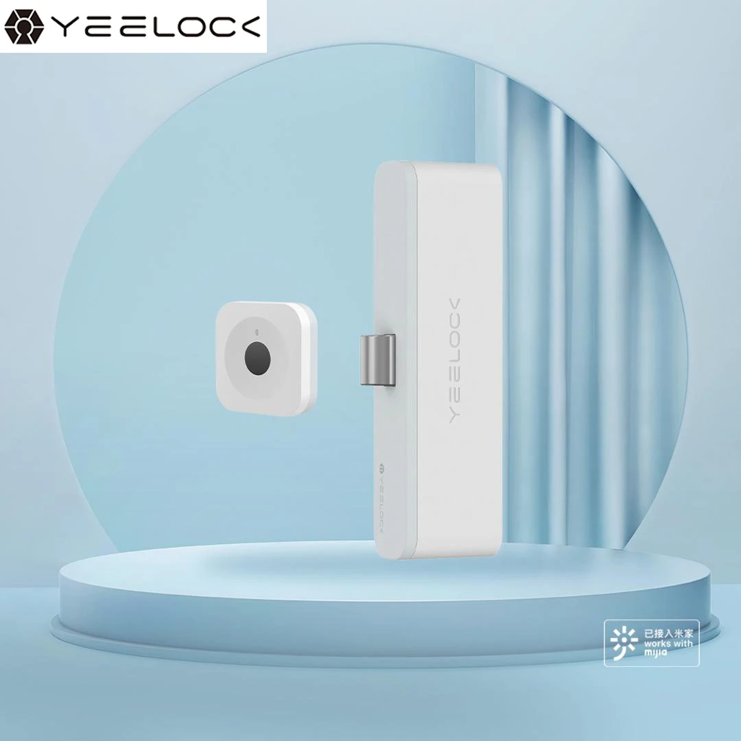 YEELOCK Smart Drawer Cabinet Lock Pro Wireless fingerprint NFC Bluetooth unlocking No punching required Works with mijia APP