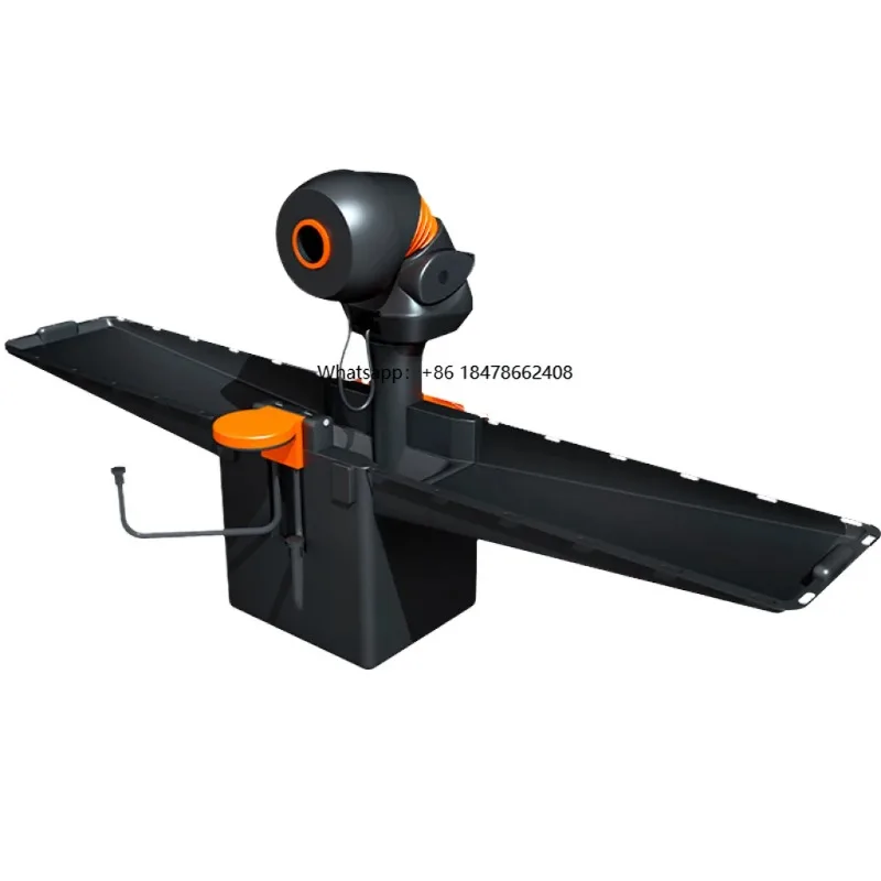 

Pusun Dora-Pro Black Orange Table Tennis Serving Machine Home Trainer APP Control Self Programming Automatic 9-Angle Adjustable