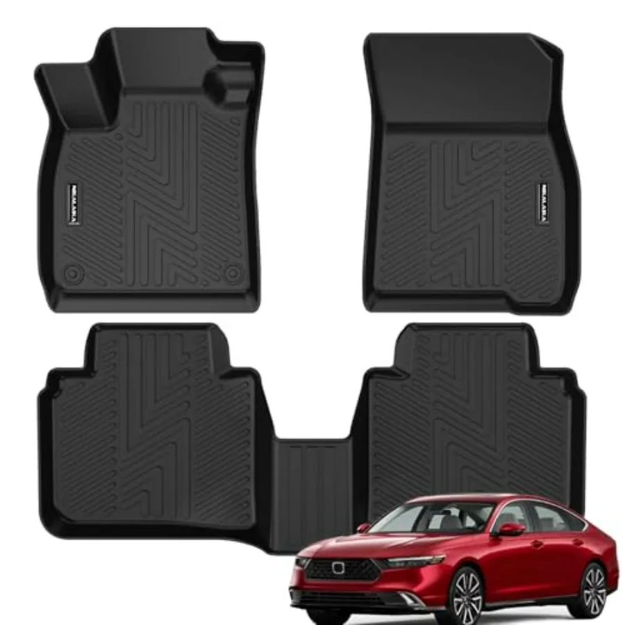 

Коврики для Honda Accord 2023-2026 (включая гибридные модели) – всепогодная защита, TPE-резина, резиновые вкладыши для пола