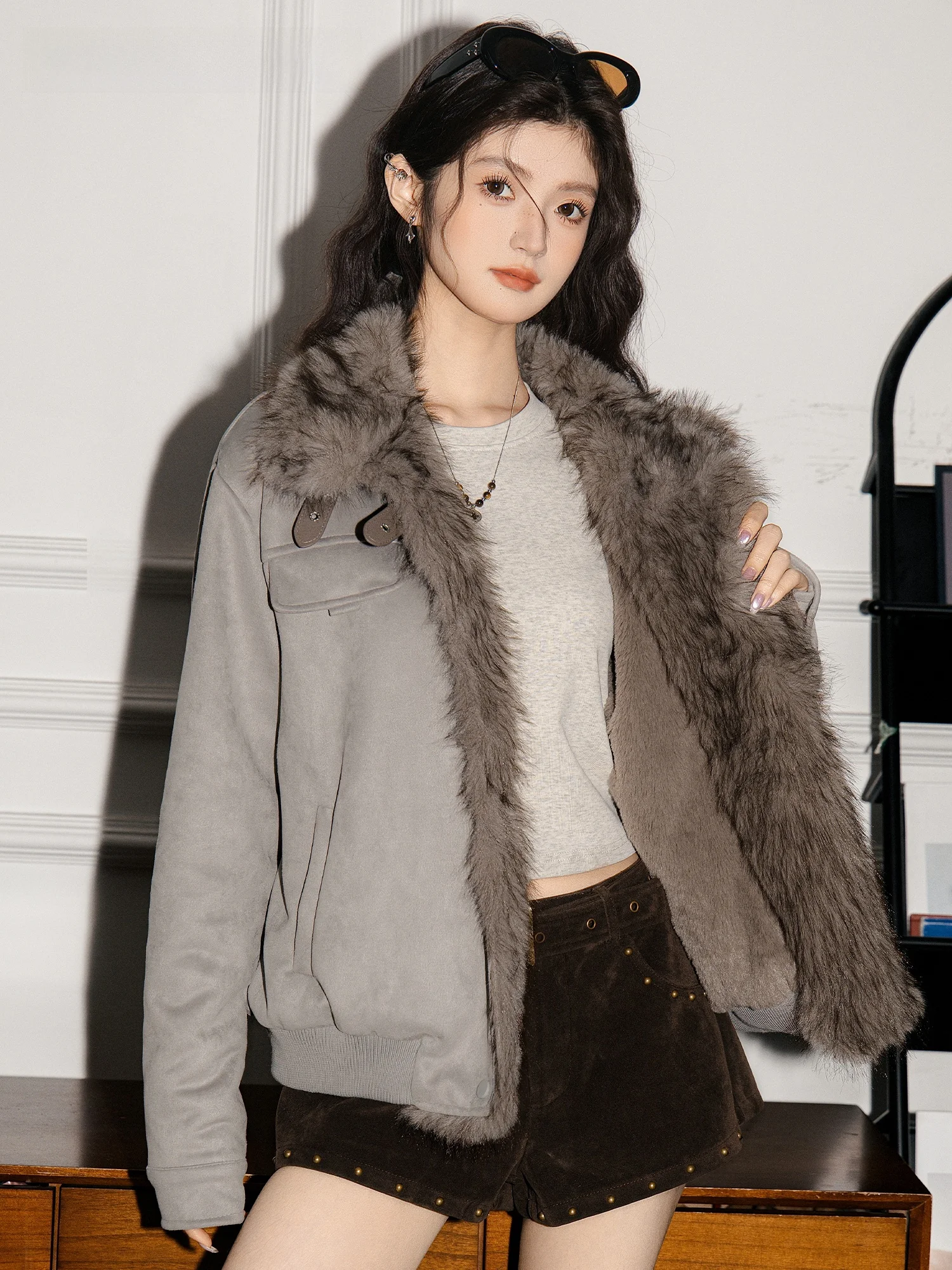 la-chapelle-americain-sle-col-en-daim-coton-jaet-femmes-hiver-col-montant-patchwork-biker-ort-haut-fermeture-a-glissiere