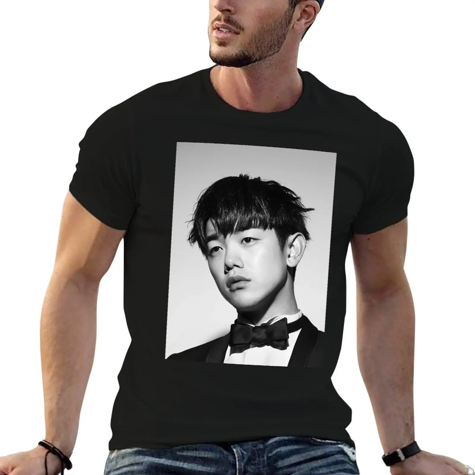 

Eric Nam T-Shirt black cotton t-shirt plain for man package man t shirt cotton high quality t shirts for man cotton soft T-Shirt