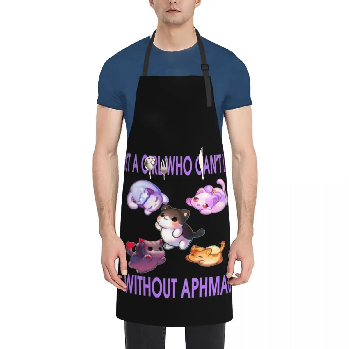 just a girl who loves aphmau Apron kitchen clothes Kitchenware Christmas gift Apron