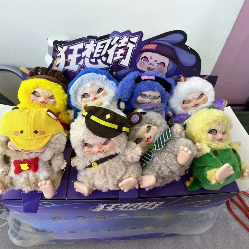 Stok tersedia tiga fantasi seri Jalan boneka kotak buta mewah liontin tokoh aksi Anime Caixa kotak misteri boneka hadiah mainan