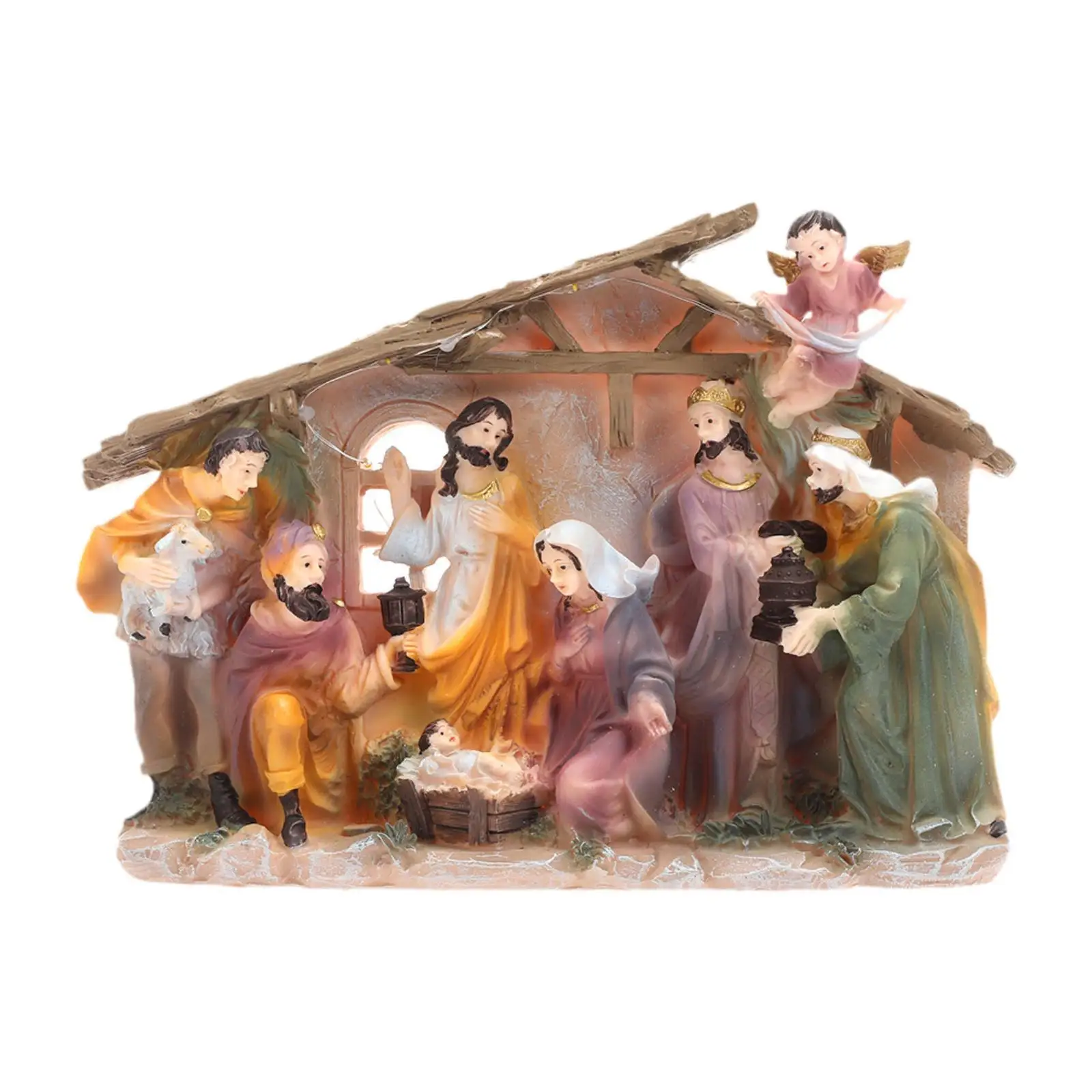 Nativity Sets for Christmas Glowing Collectibles for Christmas Holiday Decor