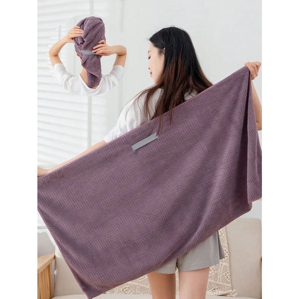 

1 Pc Microfiber Hair Towel Wrap For Women, Microfiber Hair Turban For Wet Hair Reversible Hair Drying Towel Wrap For Curly Long Thick Hair Anti Frizz Face Towels Travel Back To SchoolHair Bonnet