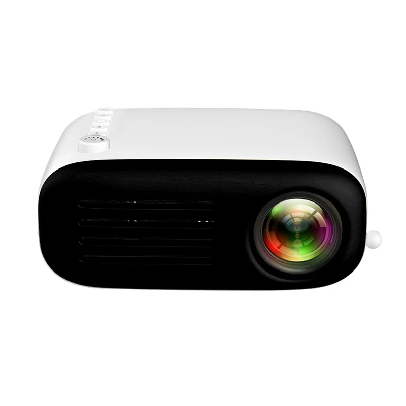 

Top Deals Mini Portable Projector FHD 1080P Color LED Cartoon Projection With Built-In Speakers For Home Audio Visual