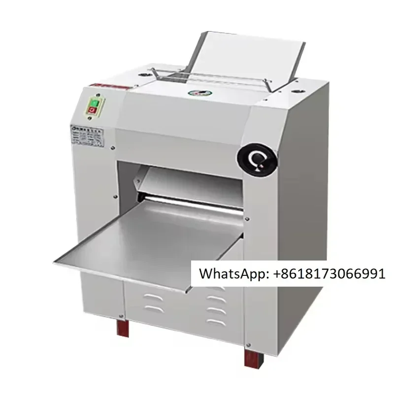 Commercial automatic electric desktop pizza dough press 220V automatic noodle rolling machine