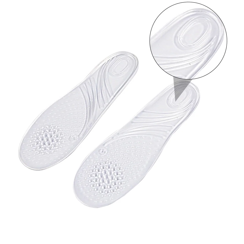 

Silicone Arch Support Invisible Massage Insoles Lightweight Gel Shoe Pads