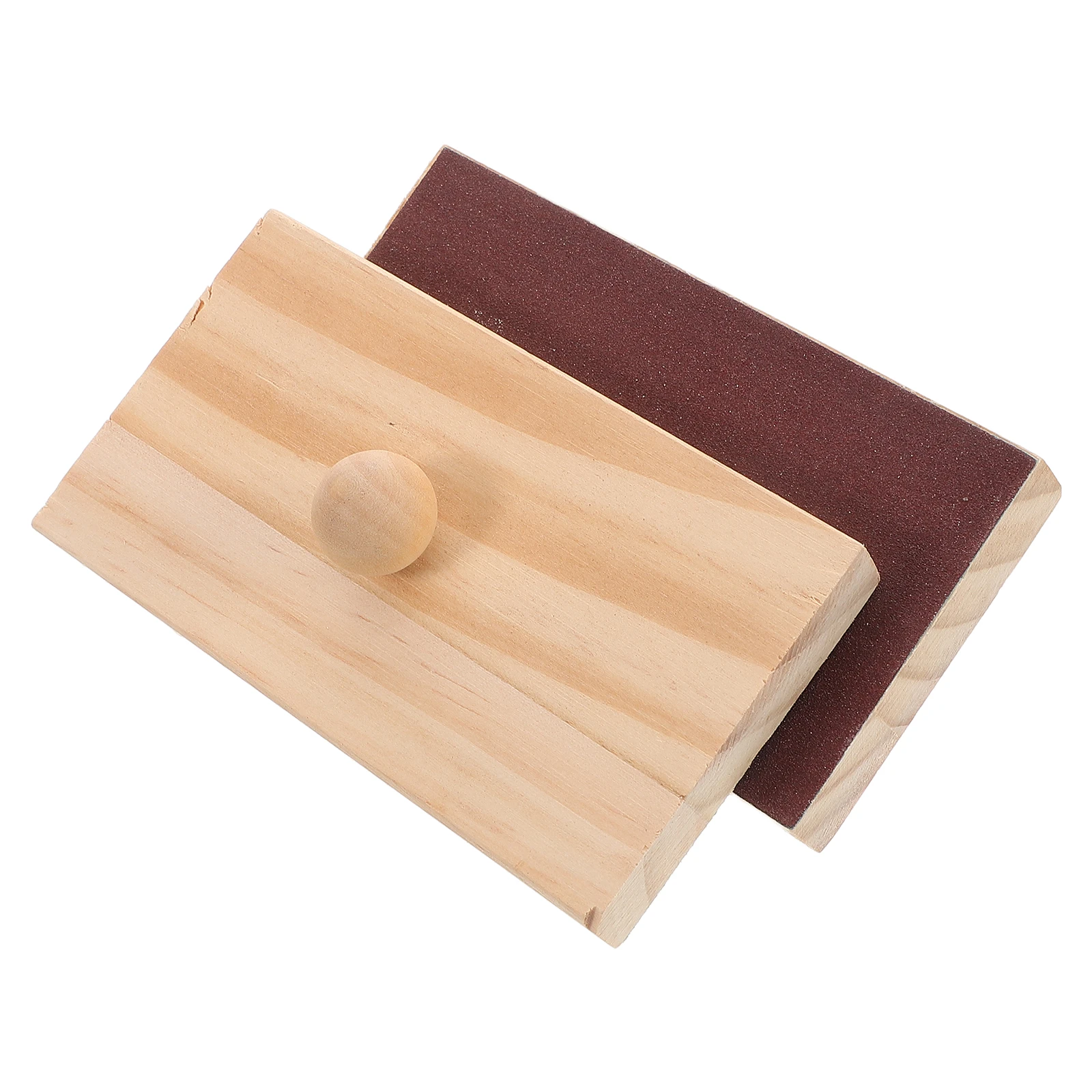 

1 Pair Kids Wooden Block Percussion Instrument For Music Education Rhythm Training Wood Sand Blocks Kids Instrument Castanet