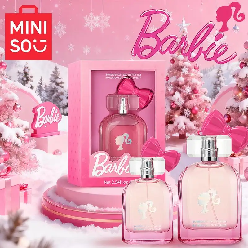 

MINISO & BARBIE Women Perfume Original Luxury Floral Fruity Eau De Parfum Designer Fragrance For Woman Body Spray 50/75ML