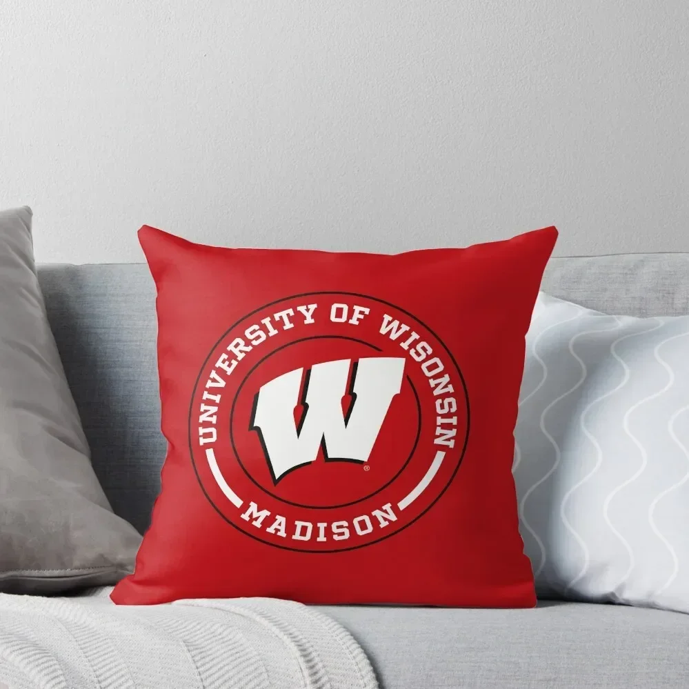 UW-Madison Throw Pillow Pillow Case Christmas Luxury Living Room Decorative Cushions pillow