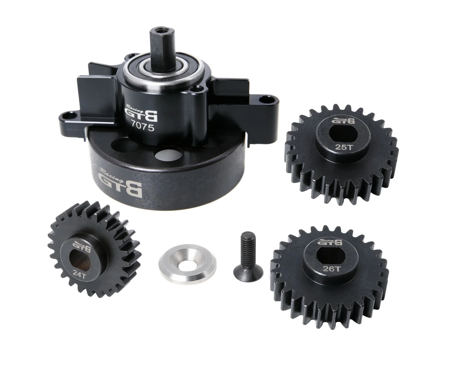 GTBRacing CNC Aluminum 7075 BAJA RC Car Clutch Housing 62mm Clutch Bell for Rcmax Engine Upgrade Part