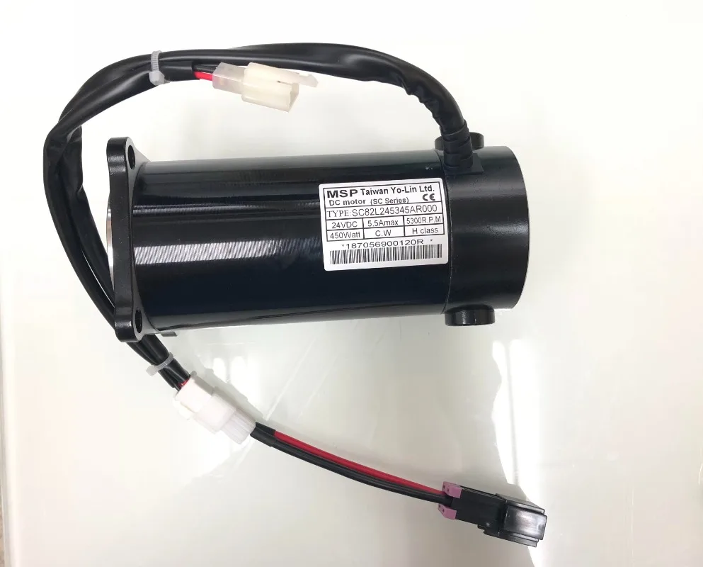 Shoprider 889 Motor 24V DC 450W 5300rpm 2-pole Brushed for electric handicapped mobility scooter parts