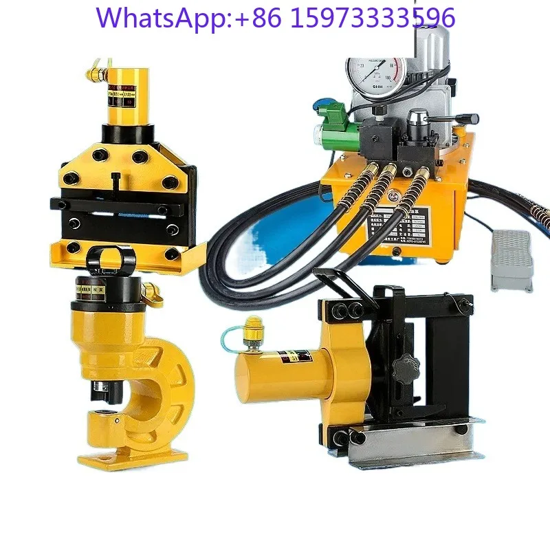 1pcs  3 In 1 Hydraulic Copper Busbar Machine Bending Cutting Punching