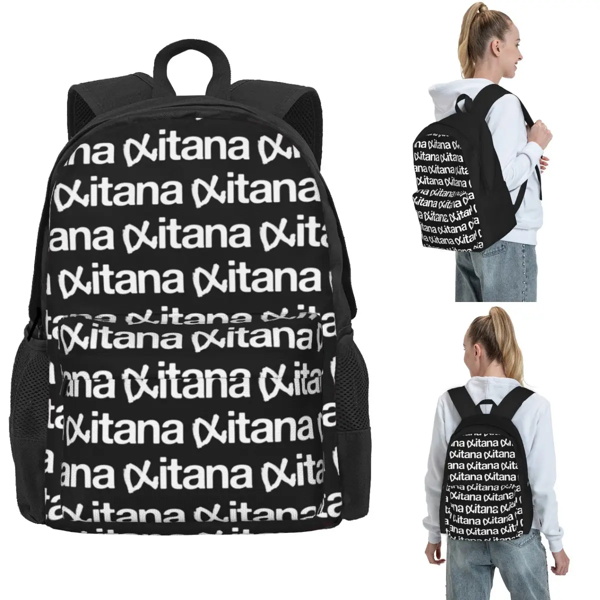 

Рюкзаки для певицы Aitana для мальчиков и девочек, сумка для книг, большая вместительная школьная сумка для студентов, рюкзак для ноутбука, сумка на плечо