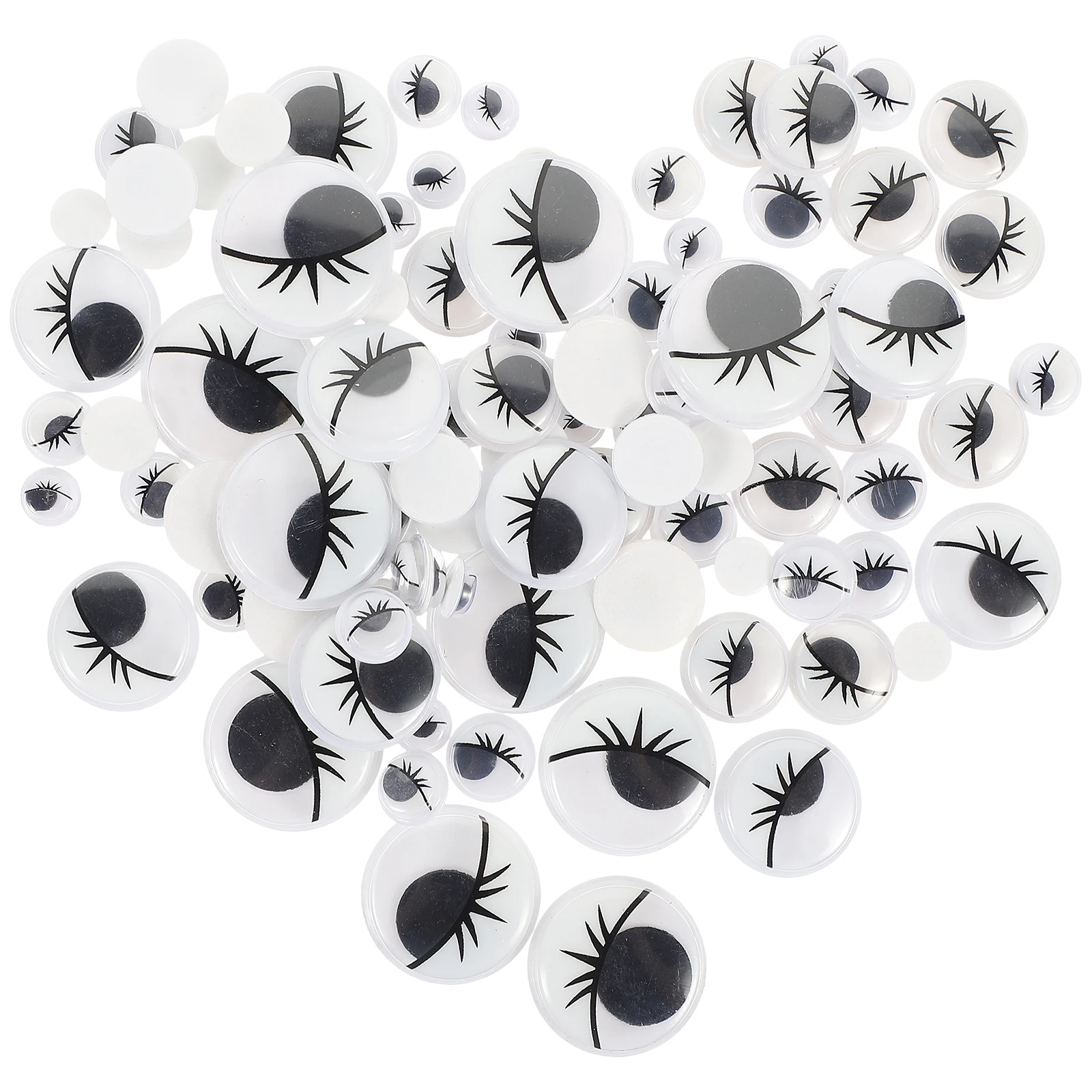 

200 Pcs Animal Eye Patch Adhesive Eyeball Sticker Handmade Fake Eyeballs Stickers for Crafts Plastic Self Eyes Child