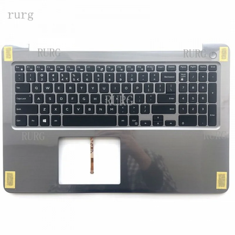 

L Palmrest Backlit US Keyboard Non-Touchpad For Dell Inspiron 15-5567 5565 0PT1NY