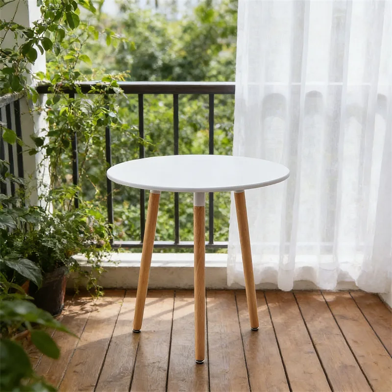 Multi-purpose Eames Cafe Dining Table Bedroom Study Round Table Long Table Home Desk Simple