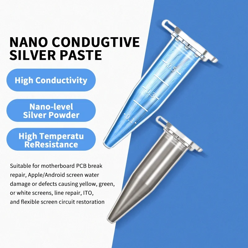 

RELIFE HW31A Jump Wire Conductive Silver Paste Suitable for Mobile Phones Motherboard PCB Repair Flexible Screen Circuit Tools