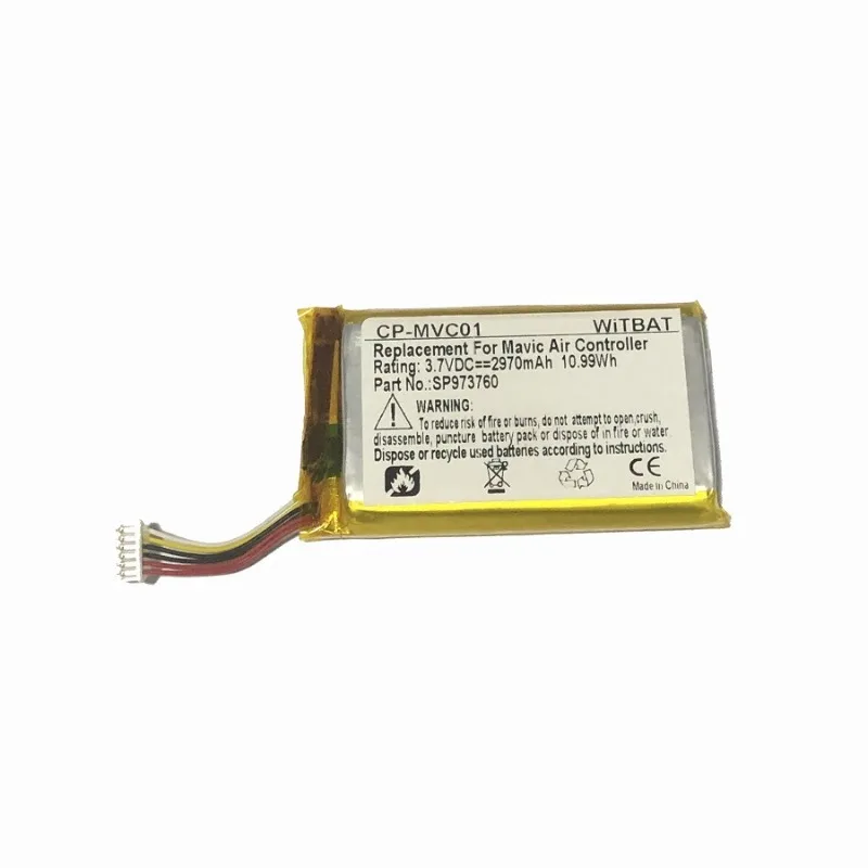 High-Quality 3.7V 2970mAh 973760 Compatible for DJI Spark, Mavic Pro, Mavic Air Remote Controller Battery