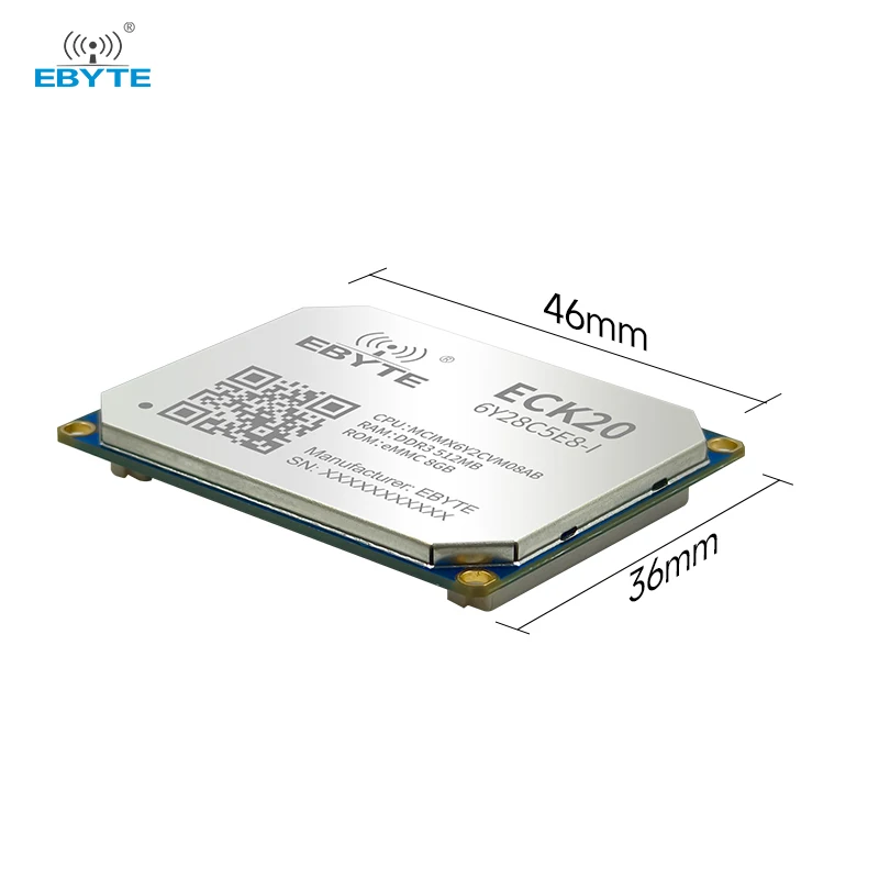 i.MX6ULL Core Board ARM CortexA7 Support Linux Industrial Grade Dual Ethernet EBYTE ECK20-6Y28C Series 256/512MB DDR3L