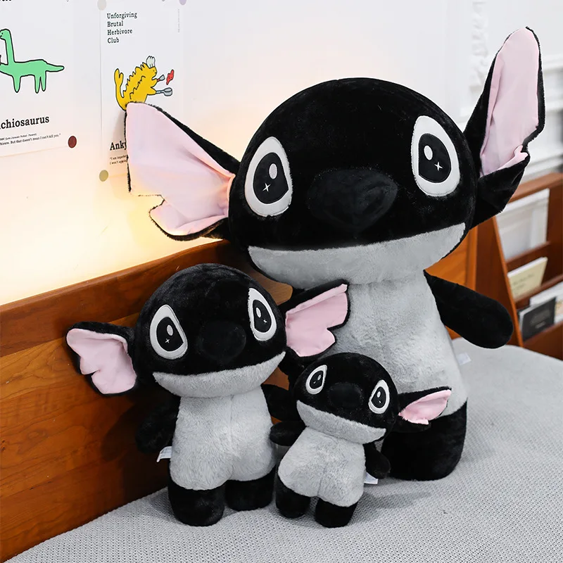 

45cm Over Size Disney Cartoon Interstellar Baby Plush Stuffed Doll Black Stitch Pillow Doll Cushion Gift Party Decoration Doll