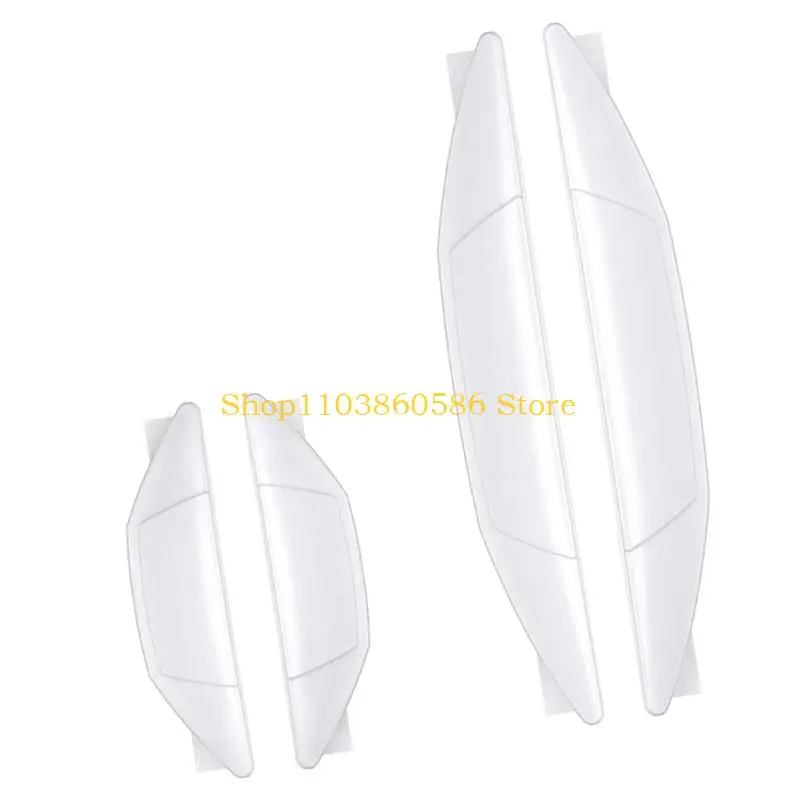 242A Universal Car Air Cushion Door Guard Kit With Two Long And Two Short Protectors Flexible PVC Material For Full Coverage