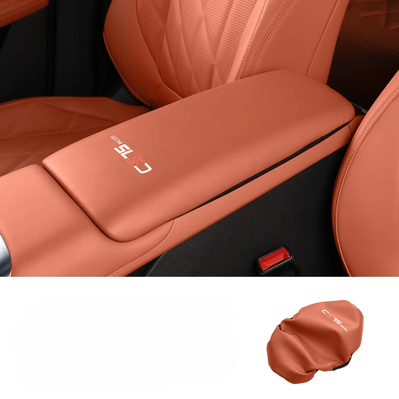 

Для Changan cs75Plus 2025, крышка центрального подлокотника, кожаная дверная ручка, защитный чехол, аксессуары для модификации автомобиля