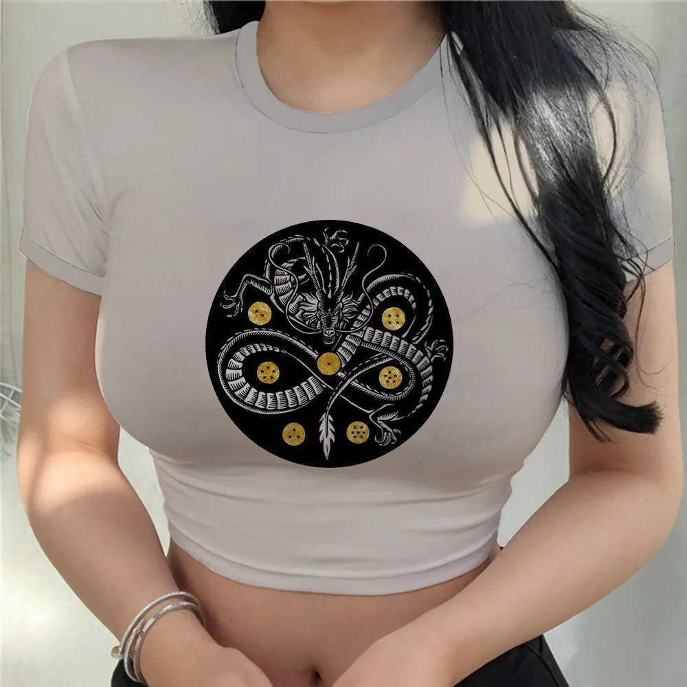 Clothing Top Women Vegeta Kawaii Clothes New Cool Dragon Ball Z Women\'s T-shirts Summer 2024 Y2k Harajuku Fashion Goku T-shirt