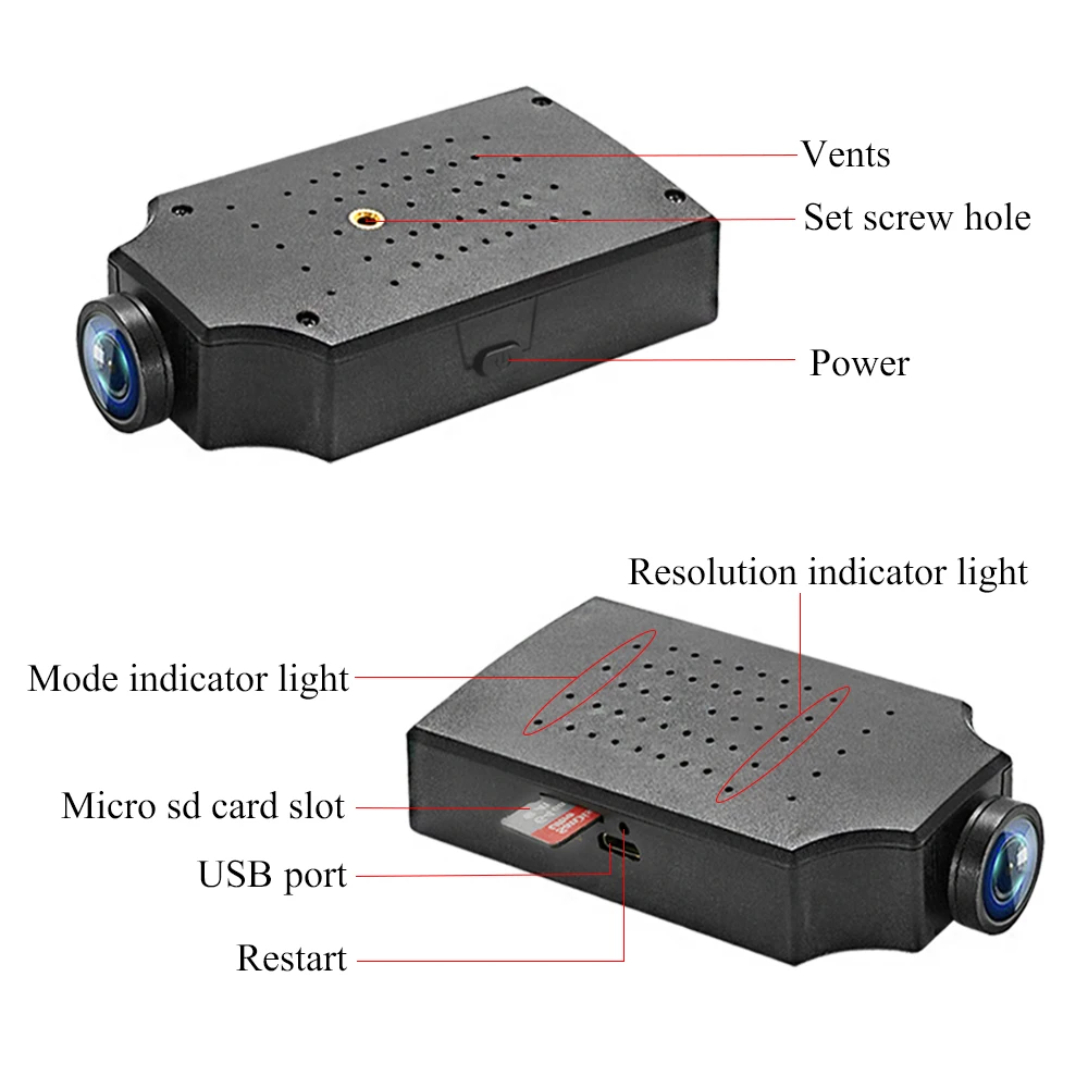 Imagem -02 - Hat Dv-mini Dash Cam para Carro Câmera Esportiva 4k Wifi Gravador de Vigilância Ação Corporal Motocicleta Capacete Bicicleta