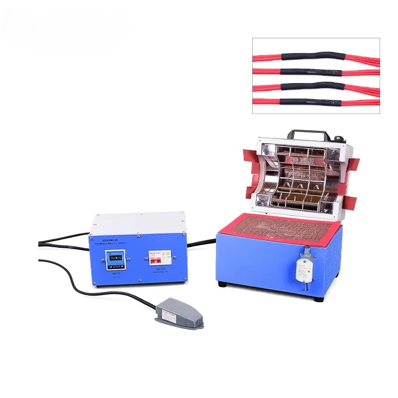 Semi-Automatic Precision Temperature Control Heat Shrink Tubing Gun Wire Harness Heating Shrink Machine EW-2855