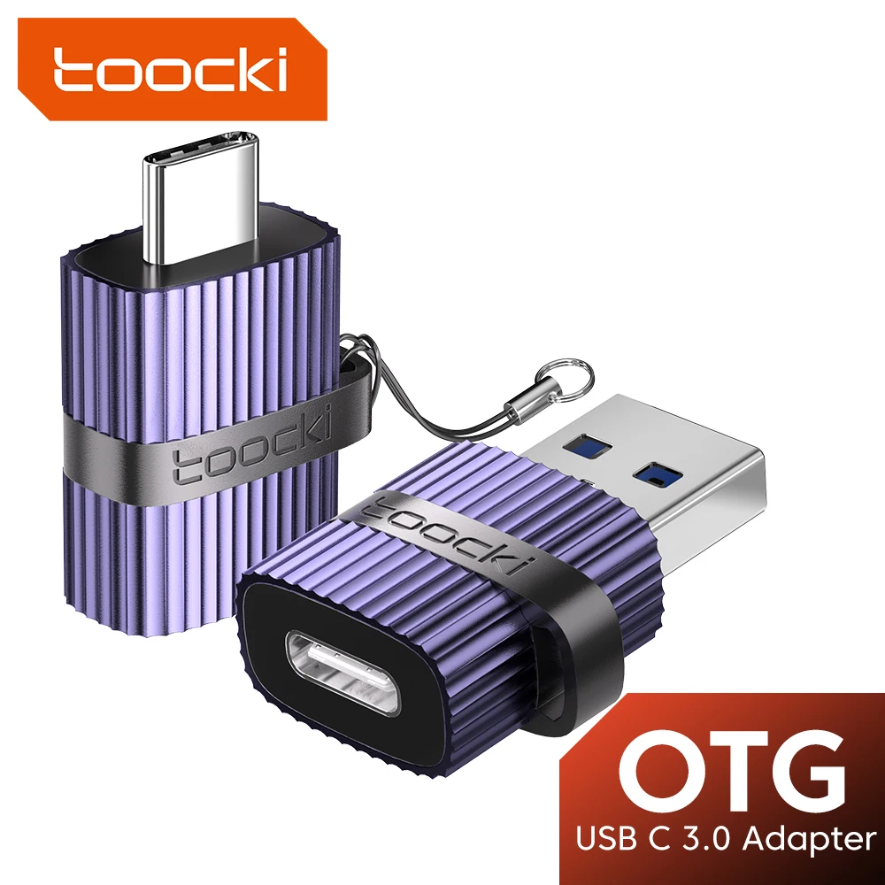

Toocki USB Type C OTG Adapter USB C To Micro USB 3.0 Converter For Macbook Huawei Xiaomi Samsung POCO Portable Mini Connector