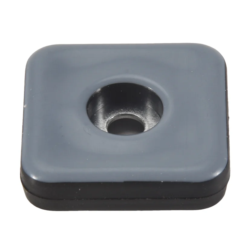 VEHO-24Pcs Furniture Sliders 30Mm Furniture Leg Protectors With Screws Square Chair Leg Protectors Furniture Glide Pads