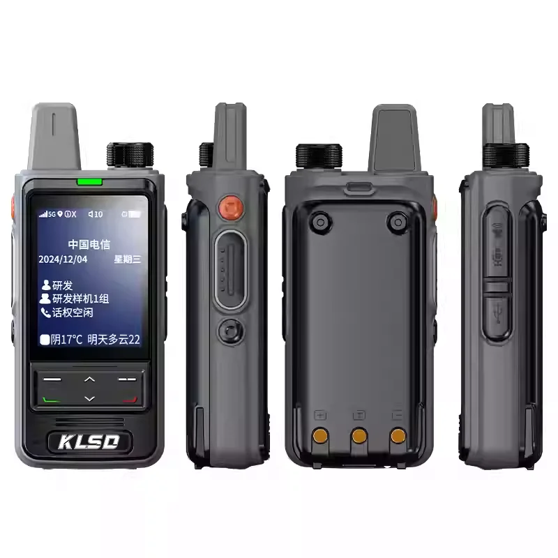 4G POC GPS Walkie Talkie Lightweight Slim Design 5000km Long Digital Two-Way for Radio for Outdoor Sports