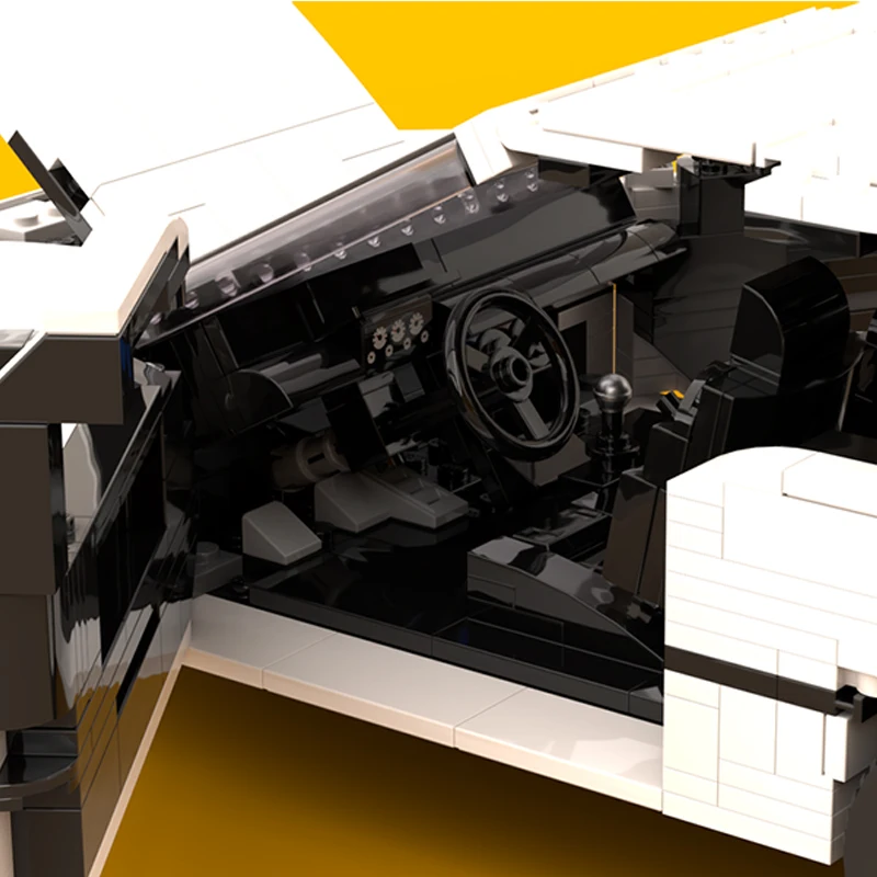 1018 قطعة MOC-239501 Prelude Si 1988 سيارة ريترو التقنية مركبة مدينة سرعة أبطال نموذج اللبنات الطوب لعبة الكبار هدية